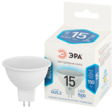 Светодиодная лампочка ЭРА MR16-15W-840-GU5.3 (15 Вт, GU5.3) (Б0066855)