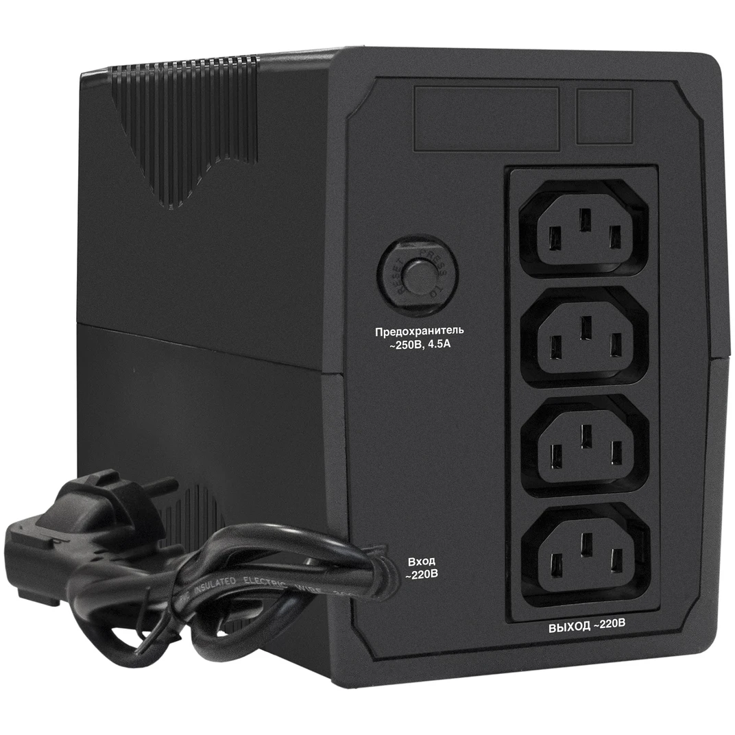 ИБП ExeGate Power Back BNB-800.LED.AVR.4C13 - EX292773RUS - фото 2