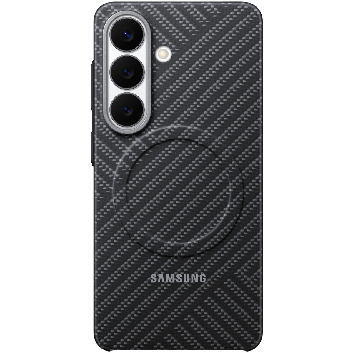 Чехол Samsung Galaxy S26 Carbon Magnet Case Dark Grey - EF-KS942SSEGRU - фото 3
