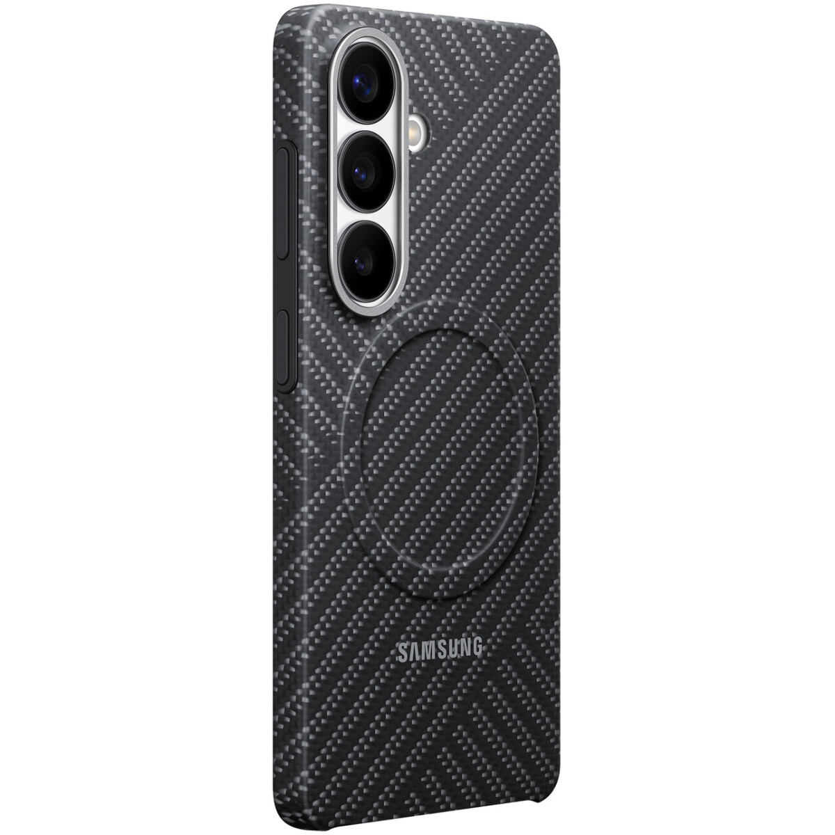 Чехол Samsung Galaxy S26 Carbon Magnet Case Dark Grey - EF-KS942SSEGRU - фото 4
