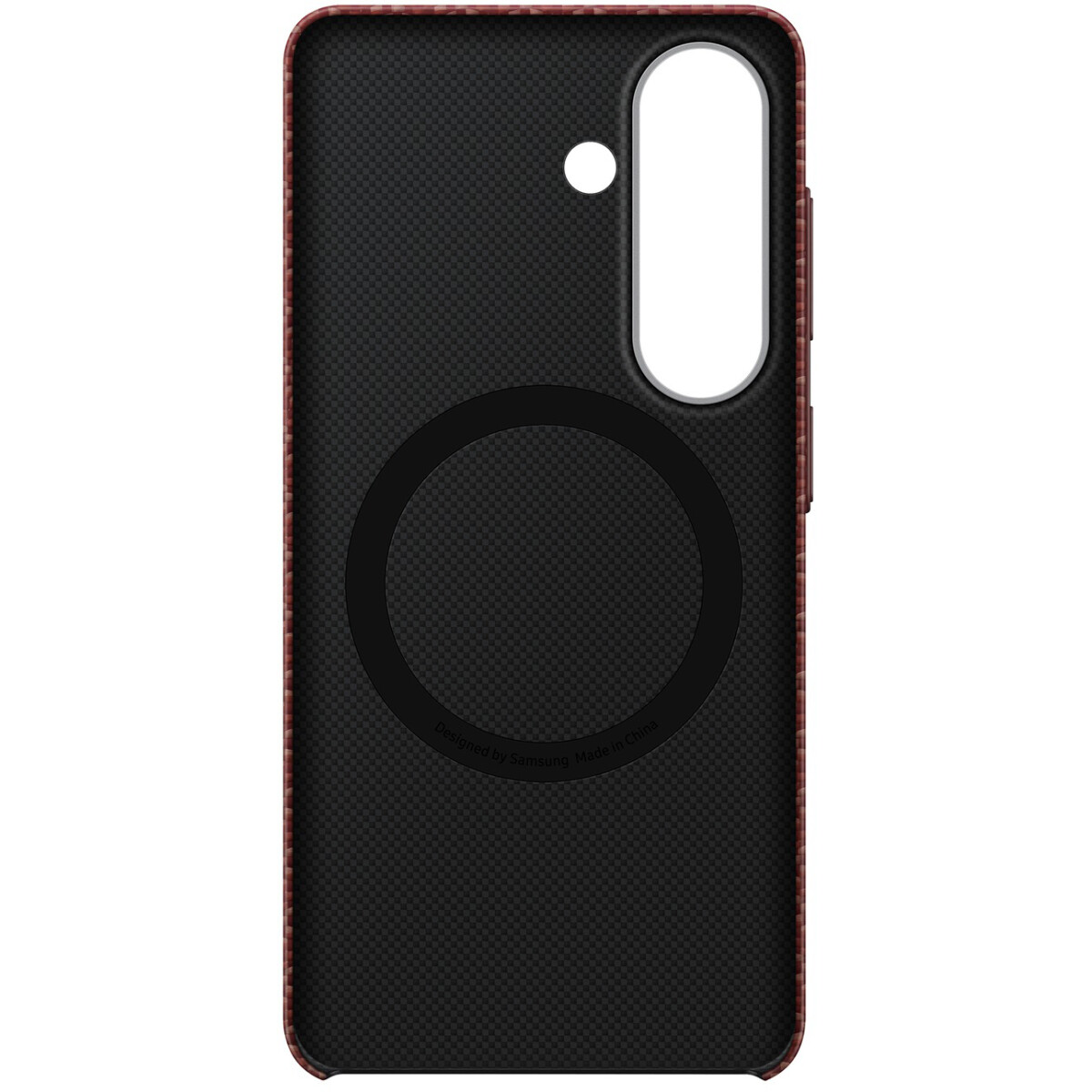 Чехол Samsung Galaxy S26 Carbon Magnet Case Red - EF-KS942SREGRU - фото 2