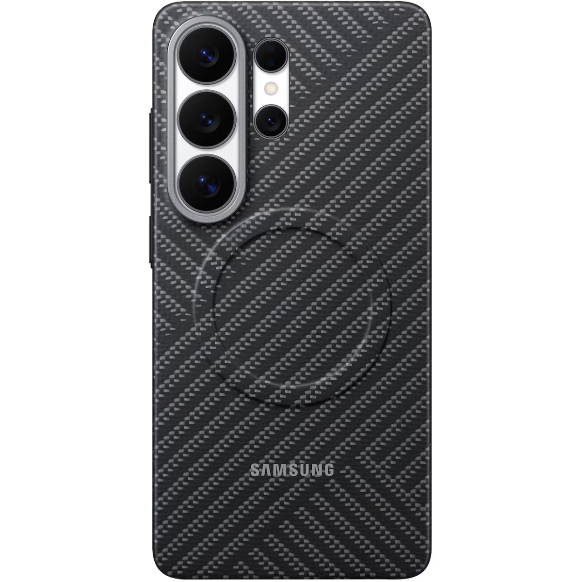 Чехол Samsung Galaxy S26 Ultra Carbon Magnet Case Dark Grey - EF-KS948SSEGRU - фото 3