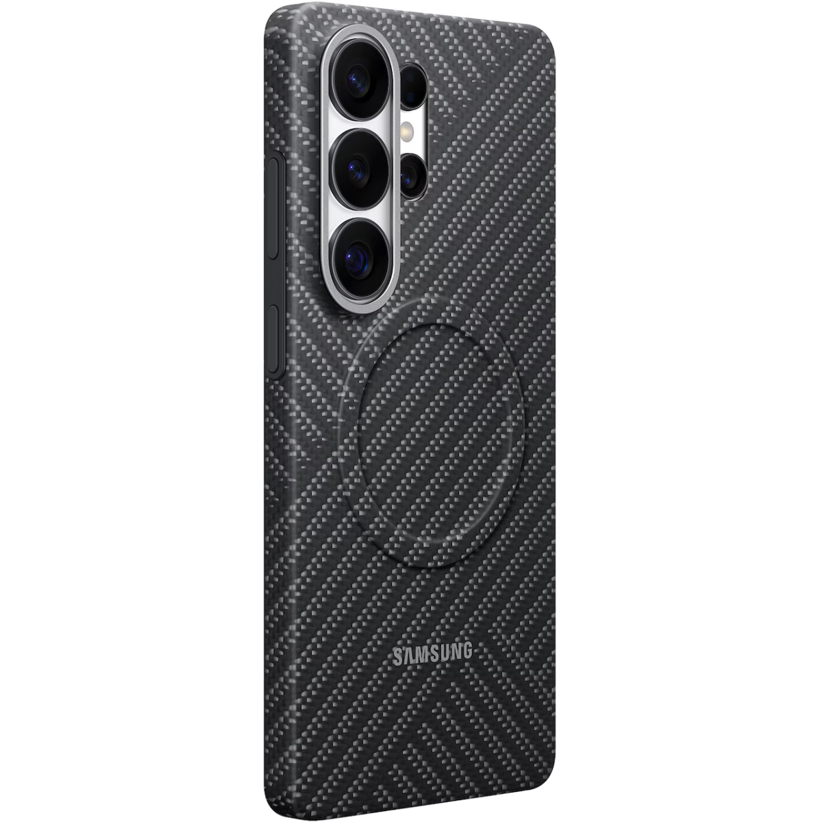 Чехол Samsung Galaxy S26 Ultra Carbon Magnet Case Dark Grey - EF-KS948SSEGRU - фото 4