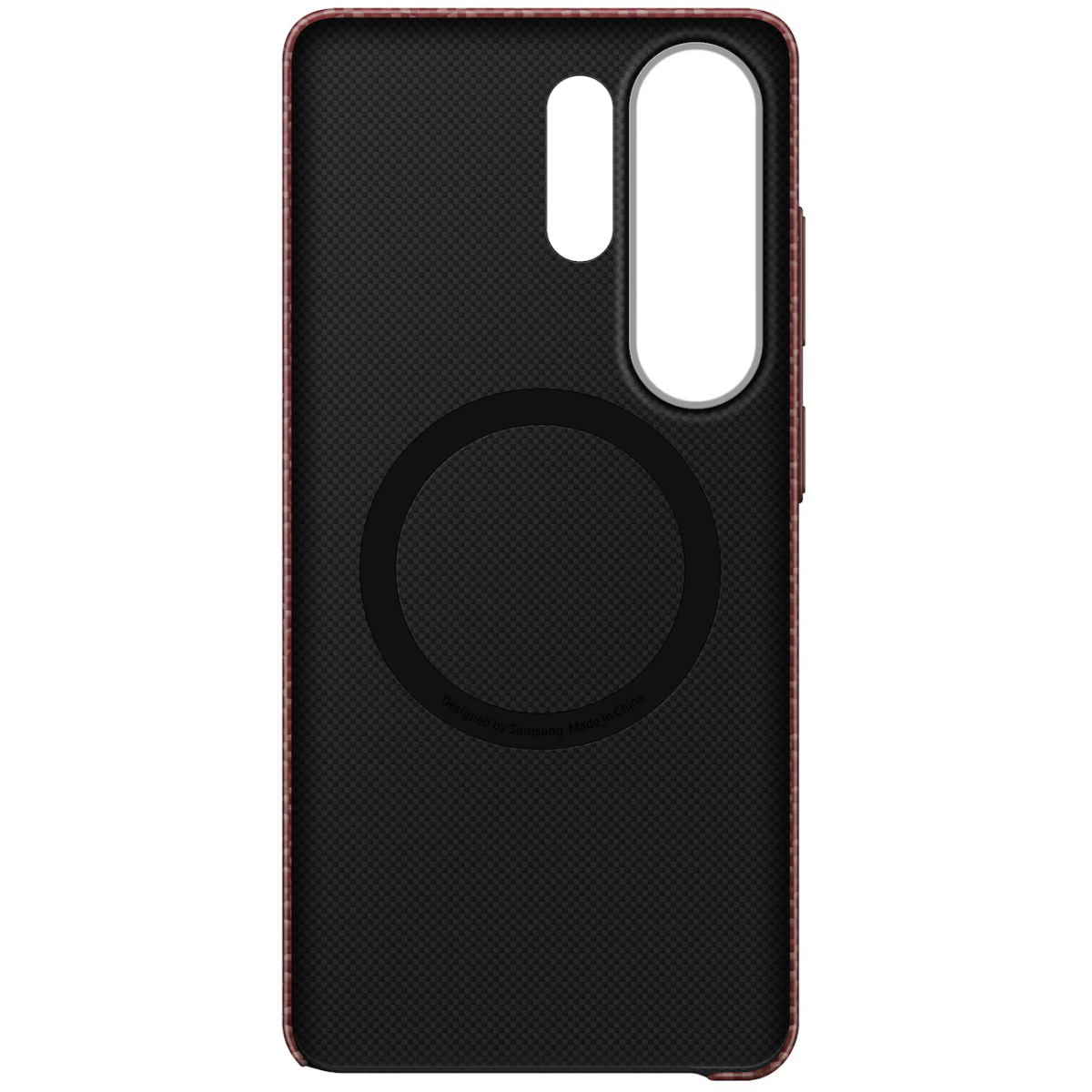 Чехол Samsung Galaxy S26 Ultra Carbon Magnet Case Red - EF-KS948SREGRU - фото 2