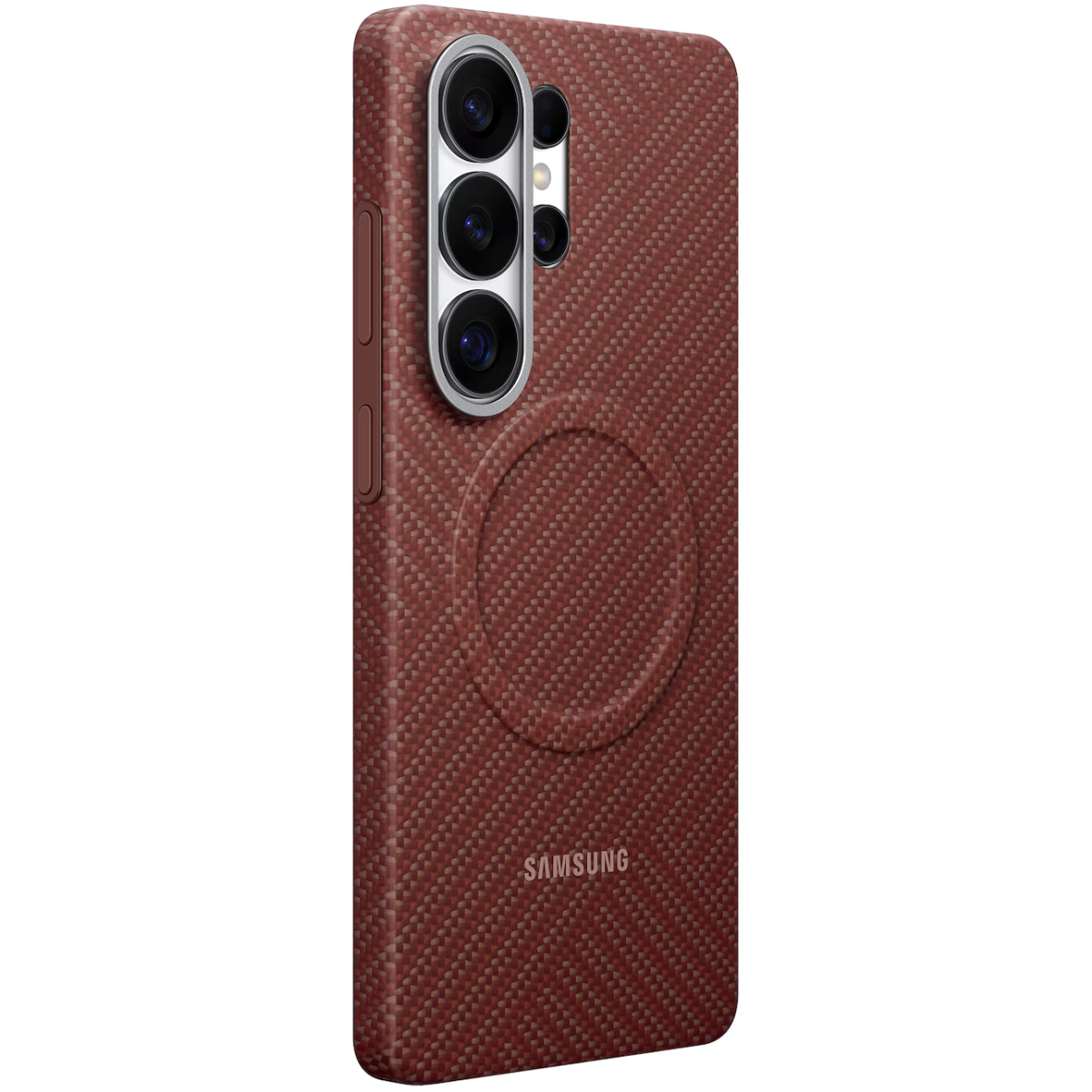 Чехол Samsung Galaxy S26 Ultra Carbon Magnet Case Red - EF-KS948SREGRU - фото 4
