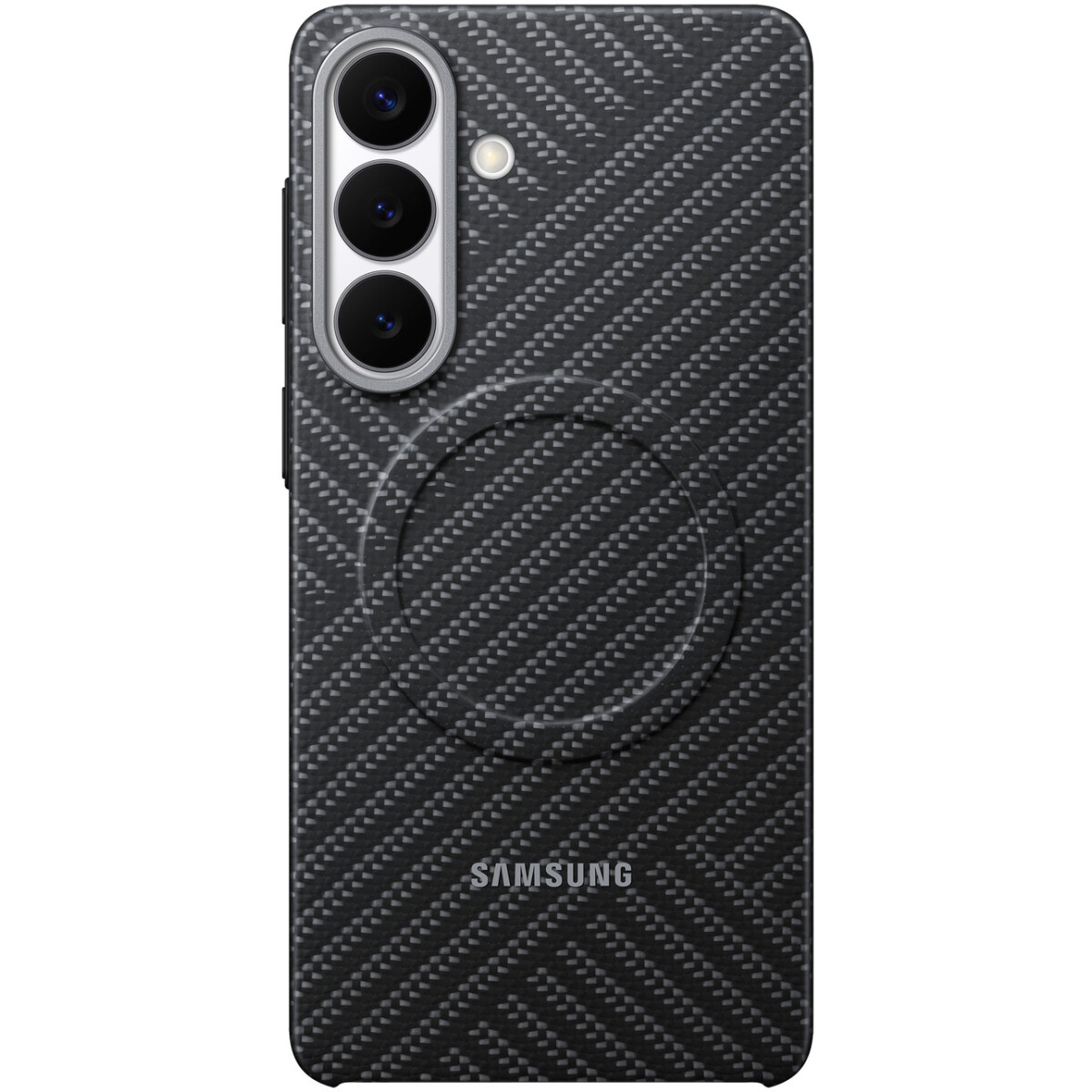 Чехол Samsung Galaxy S26+ Carbon Magnet Case Dark Grey - EF-KS947SSEGRU - фото 3
