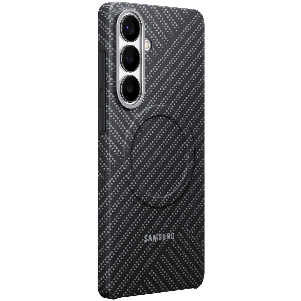 Чехол Samsung Galaxy S26+ Carbon Magnet Case Dark Grey - EF-KS947SSEGRU - фото 4
