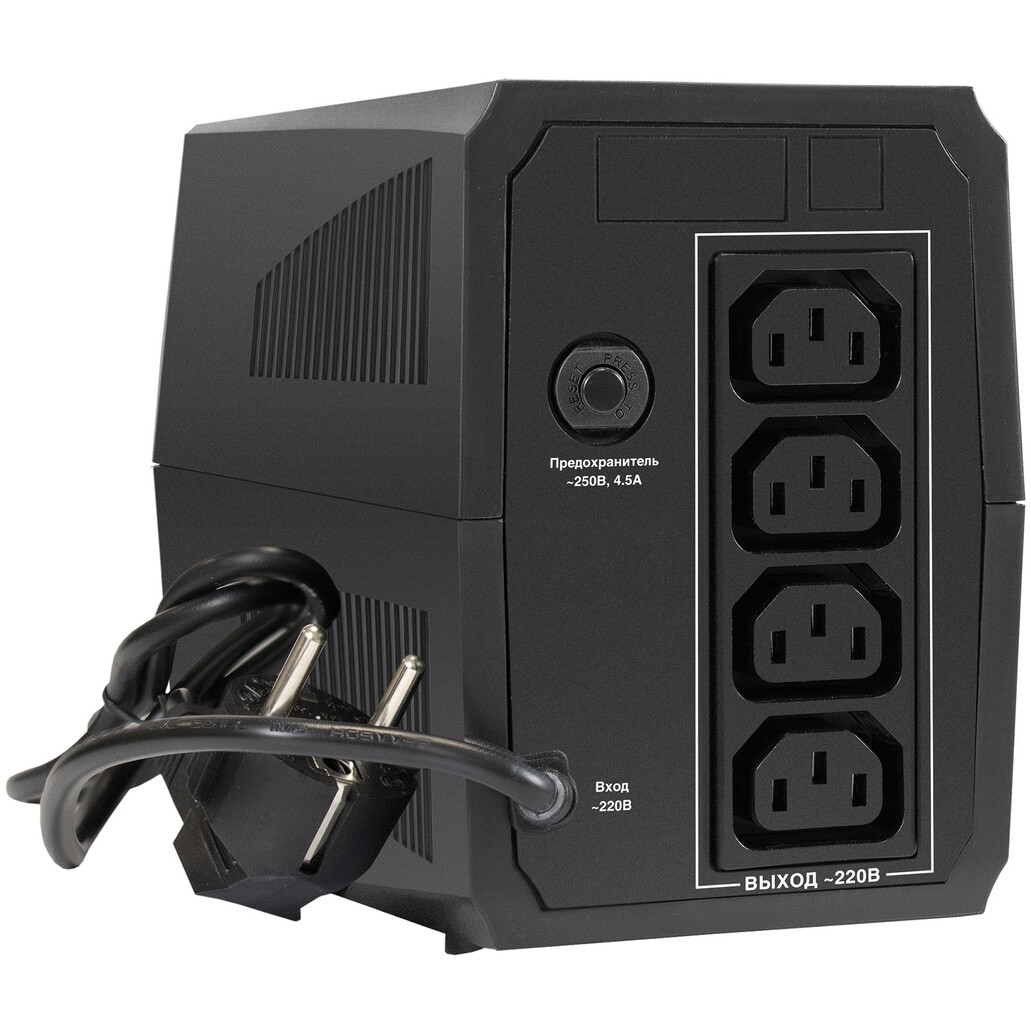 ИБП ExeGate Power Back BNB-500.LED.4C13 - EX294607RUS - фото 2