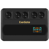 ИБП ExeGate NEO Smart BU-800.LCD.AVR.5SH.CH (EX295685RUS)
