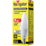 Светодиодная лампочка Navigator NLL-C37-7-230-4K-E14-FR (7 Вт, E14) (94492)