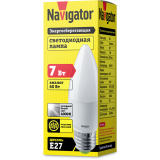 Светодиодная лампочка Navigator NLL-C37-7-230-4K-E27-FR (7 Вт, E27) (94494)