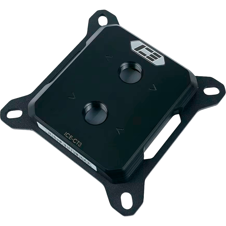 Водоблок для процессора IceManCooler CT3 General CPU Water Block Black Full Nickel, 0.3mm channel (IWB-CI-CT3-DK)