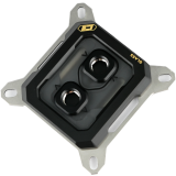 Водоблок для процессора IceManCooler GLS CPU Glass CPU Water Block Black Full Nickel, 0.15mm channel (IWB-CI-GLS-DK)