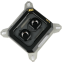 Водоблок для процессора IceManCooler GLS CPU Glass CPU Water Block Black Full Nickel, 0.15mm channel (IWB-CI-GLS-DK)