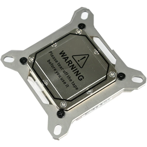 Водоблок для процессора IceManCooler GLS CPU Glass CPU Water Block Full Nickel, 0.15mm channel (IWB-CI-GLS-NK) - фото 2