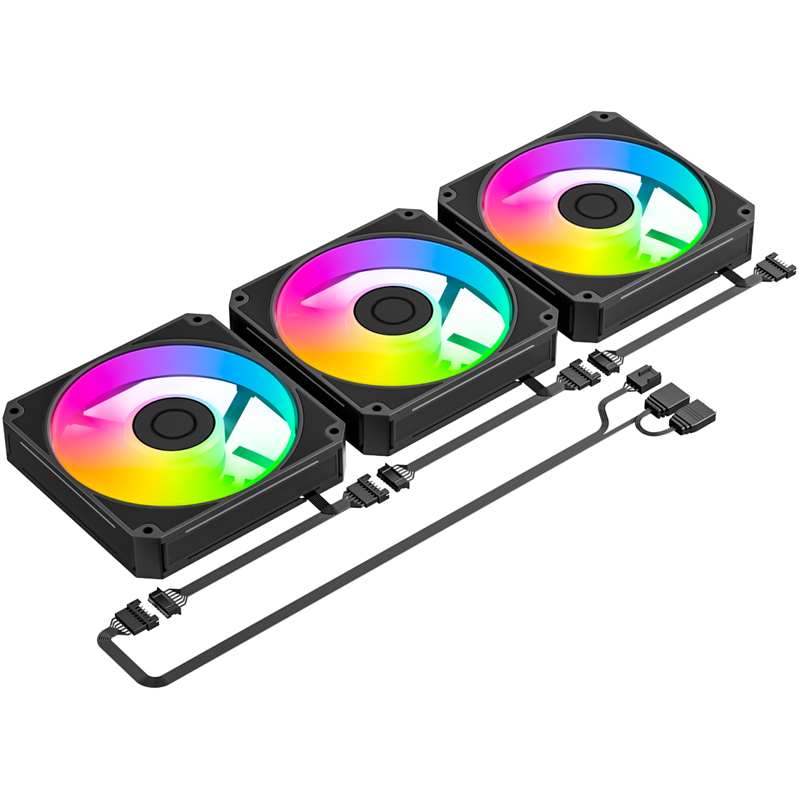 Система жидкостного охлаждения ID-COOLING SL360 V2 BLACK - фото 9