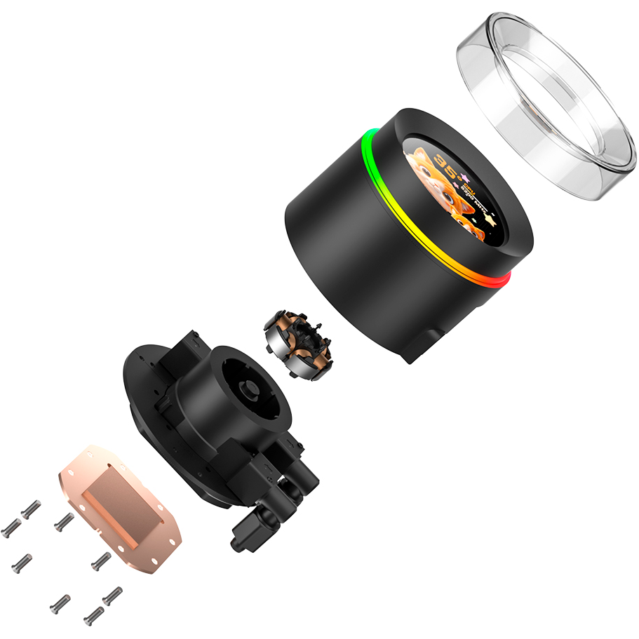 Система жидкостного охлаждения ID-COOLING SL360 V2 BLACK - фото 11