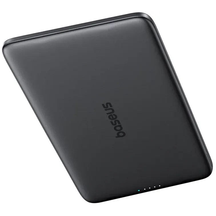 Внешний аккумулятор Baseus PicoGo Ultra-Slim Magnetic Power Bank 5000mAh 20W Cosmic Black - P1007680C123-00 - фото 2