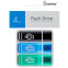 USB Flash накопитель 4GB SmartBuy Glossy Black/Blue/Green (3 шт.) (SB004GB2GSKBGSET) - фото 5