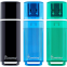 USB Flash накопитель 64GB SmartBuy Glossy Black/Blue/Green (3 шт.) (SB064GB2GSKBGSET)