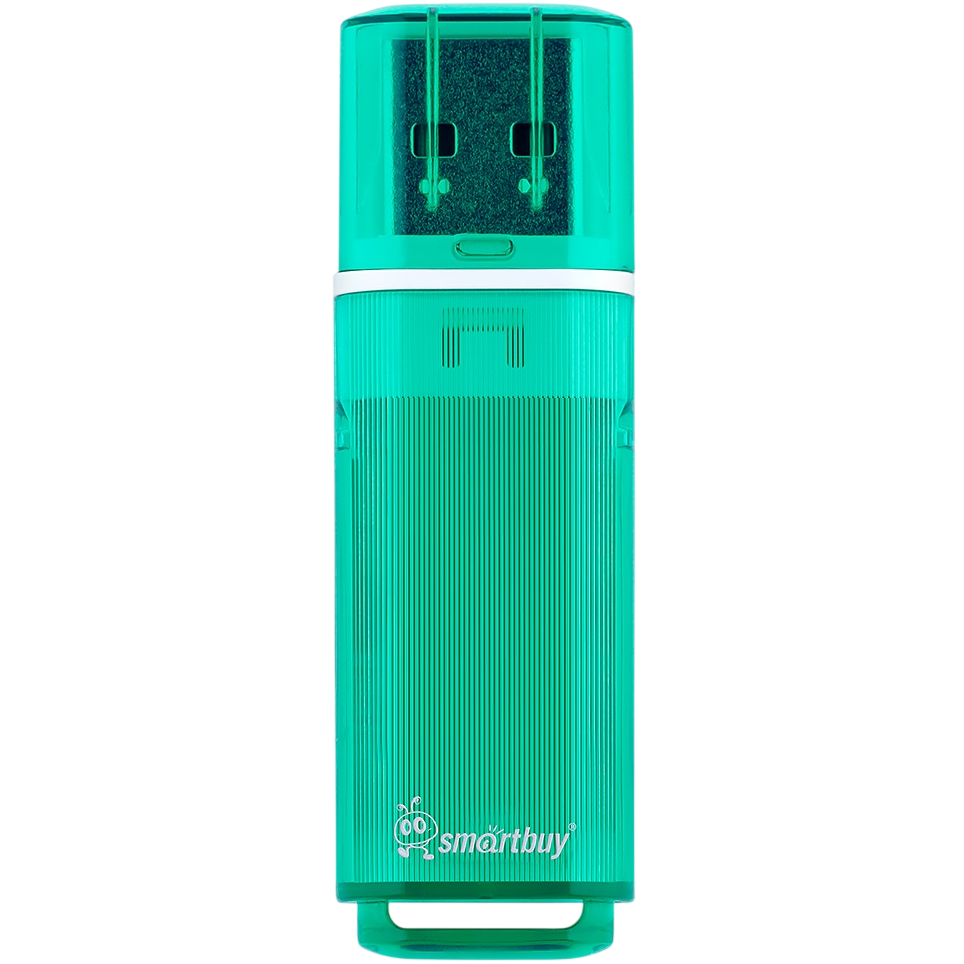 USB Flash накопитель 64GB SmartBuy Glossy Black/Blue/Green (3 шт.) (SB064GB2GSKBGSET) - фото 4
