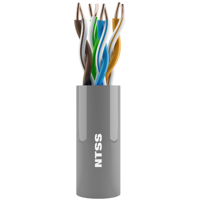Бухта NTSS NTSS-IN-PM-UUTP4-5e-LSLTX-GY, 305м