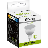 Светодиодная лампочка Feron LB-24 4000K (5 Вт, G5.3) (25126)
