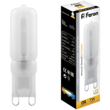Светодиодная лампочка Feron LB-431 2700K (7 Вт, G9) (25755)