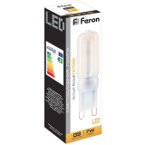 Светодиодная лампочка Feron LB-431 2700K (7 Вт, G9) (25755)