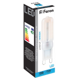 Светодиодная лампочка Feron LB-431 6400K (7 Вт, G9) (25757)