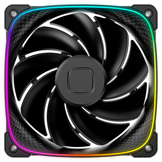 Вентилятор для корпуса Geometric Future Squama 3003R-12 Black - 1F3003R112000