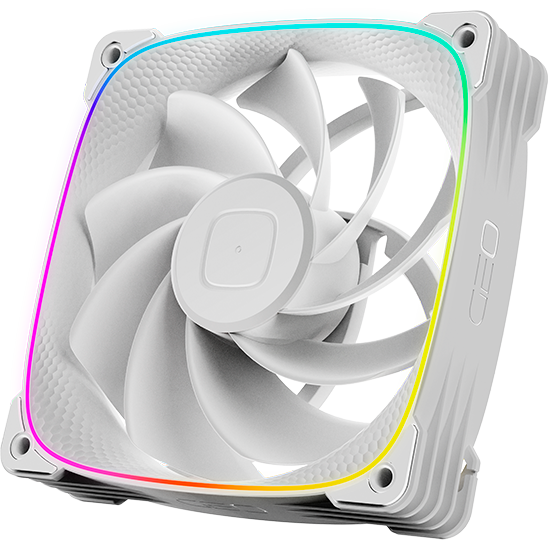 Вентилятор для корпуса Geometric Future Squama 3003R-12 White - 1F3003R112100 - фото 4