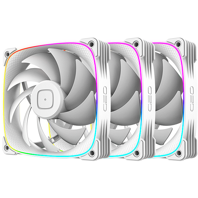 Вентилятор для корпуса Geometric Future Squama 3003-12 White (3 шт.) - 1F3003W312000