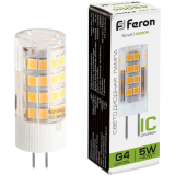 Светодиодная лампочка Feron LB-432 4000K (5 Вт, G4) (25861)