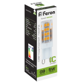 Светодиодная лампочка Feron LB-432 4000K (5 Вт, G9) (25770)