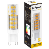 Светодиодная лампочка Feron LB-433 2700K (7 Вт, G9) (25766)