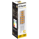 Светодиодная лампочка Feron LB-433 2700K (7 Вт, G9) (25766)