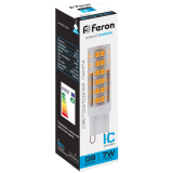 Светодиодная лампочка Feron LB-433 6400K (7 Вт, G9) (25768)