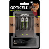 Зарядное устройство для аккумуляторов Opticell Turbo + 2x AA 2600mAh (6100001)