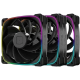 Вентилятор для корпуса Geometric Future Squama 3003R-12 Black (3 шт.) (1F3003R312000)