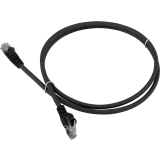 Патч-корд Lanmaster LAN-PC45/U6-0.5-BK, 0.5м