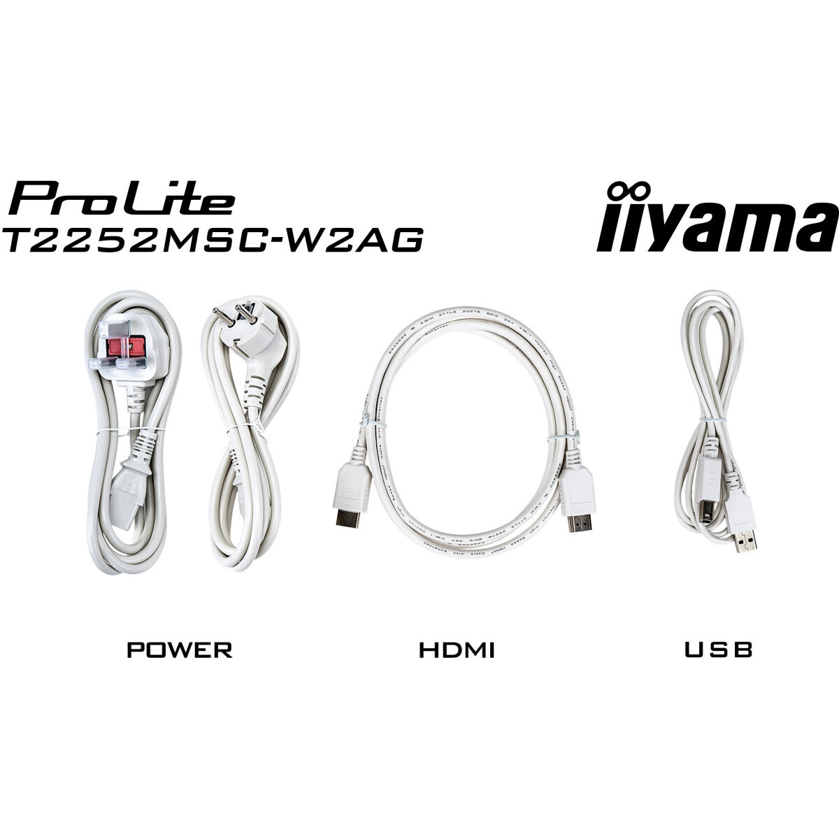 Монитор iiyama 22" ProLite T2252MSC-W2AG - фото 15