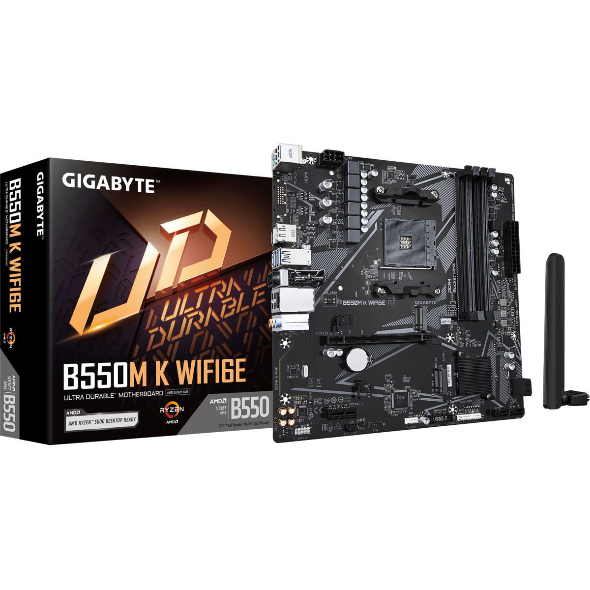 Материнская плата Gigabyte B550M K WIFI6E - фото 4