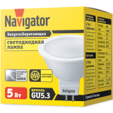 Светодиодная лампочка Navigator NLL-MR16-5-230-4K-GU5.3 (5 Вт, GU5.3) (94129)