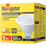 Светодиодная лампочка Navigator NLL-MR16-5-230-3K-GU5.3 (5 Вт, GU5.3) (94263)