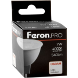 Светодиодная лампочка Feron LB-1607 4000K (7 Вт, G5.3) (38180)
