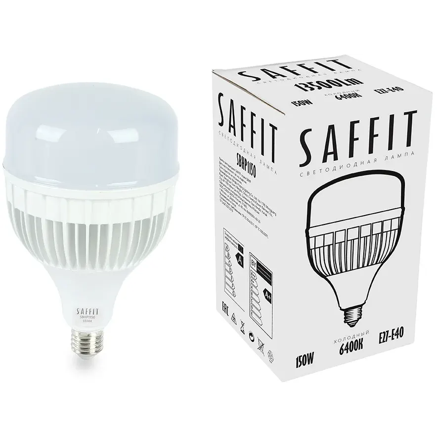 Светодиодная лампочка Saffit SBHP1150 6400K (150 Вт, E27/E40) - 55144 - фото 2