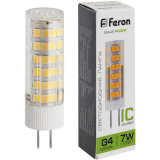 Светодиодная лампочка Feron LB-433 4000K (7 Вт, G4) (25864)