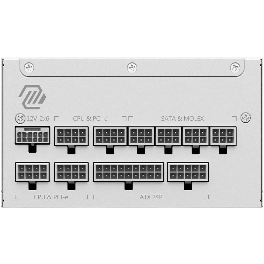 Блок питания 1000W MSI MAG A1000GL PCIE5 White - 306-7ZP9B51-CE0 - фото 5