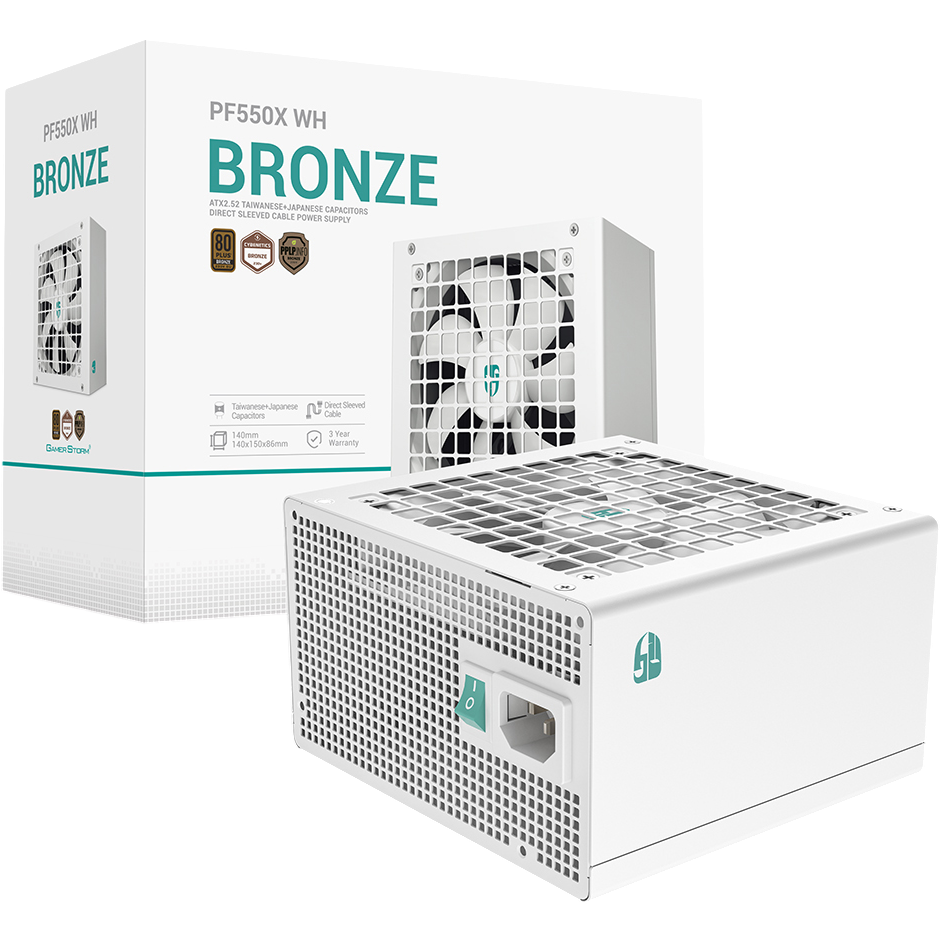 Блок питания 550W GamerStorm (DeepCool) PF550X White - PF550X WH - фото 8